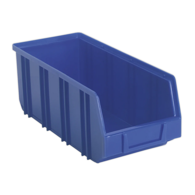 Sealey Deep Plastic Storage Bin 145x335x125mm Blue - Pack of 16
