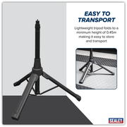 Sealey Telescopic Tripod 1.2m Adjustable Height