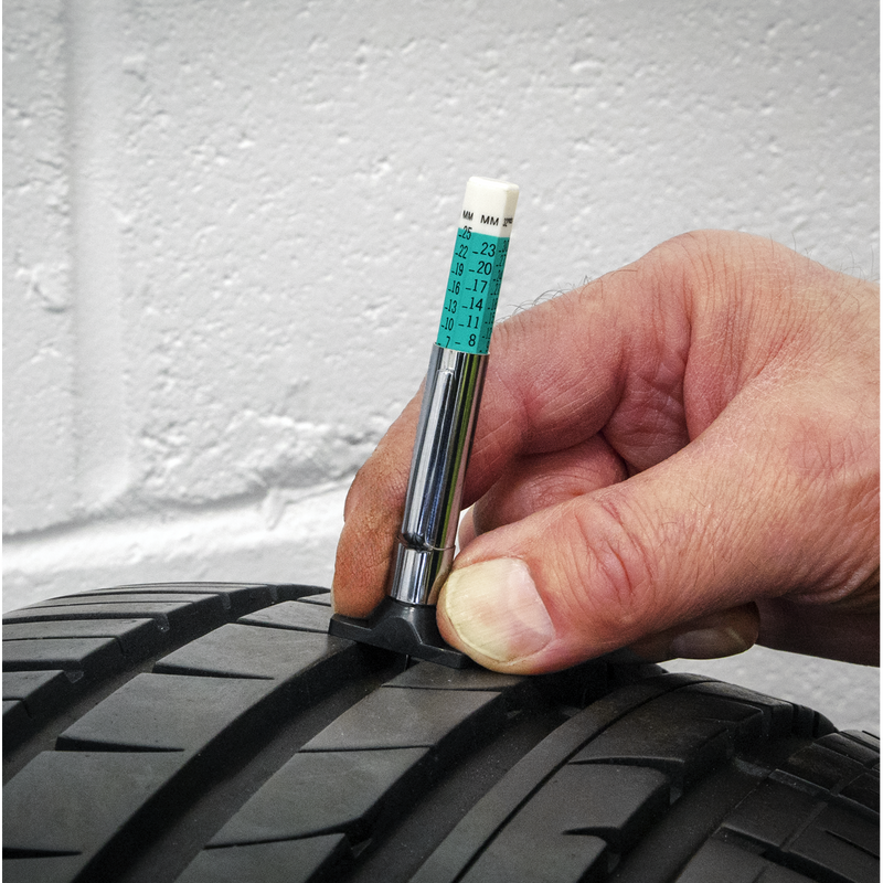 Sealey Pocket Tyre Tread Depth Gauge TST/DGT 0-25mm