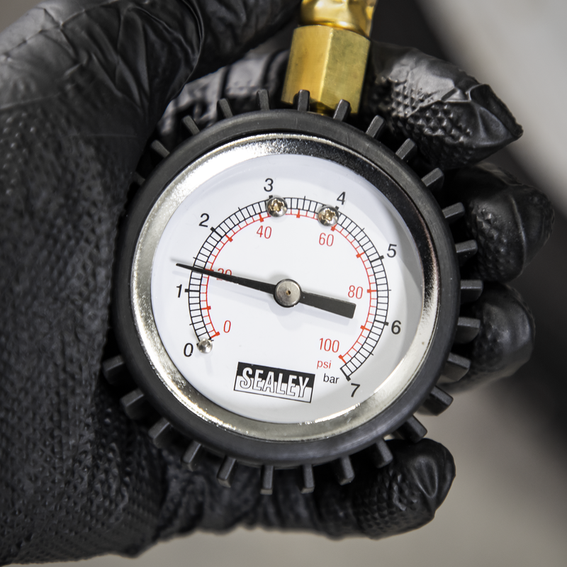Sealey Tyre Pressure Gauge TST/PG6 0-100psi