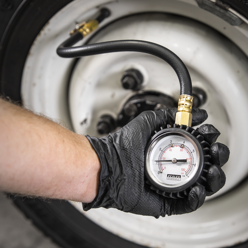 Sealey Tyre Pressure Gauge TST/PG6 0-100psi