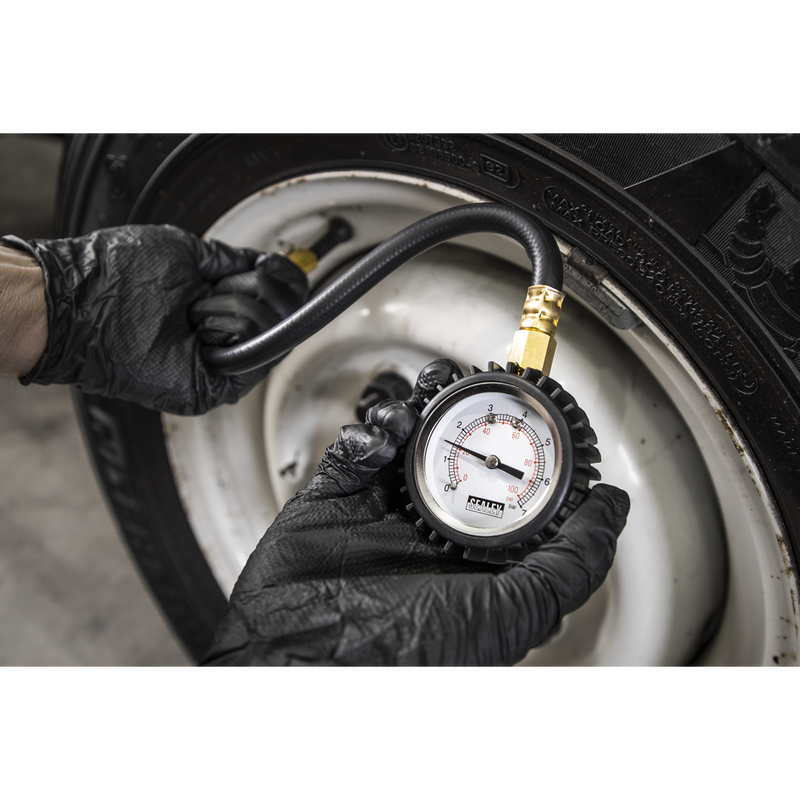 Sealey Tyre Pressure Gauge TST/PG6 0-100psi