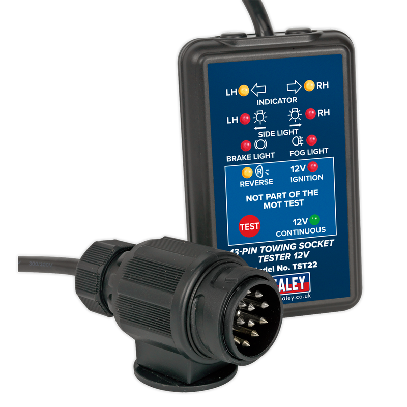 Sealey Towing Socket Tester 13-Pin 12V DVSA Approved