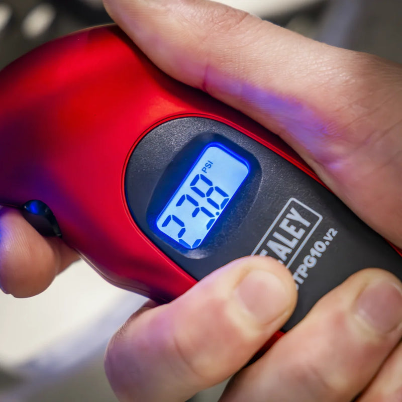 Sealey Digital Tyre Pressure Gauge TSTPG10 0-10.3bar
