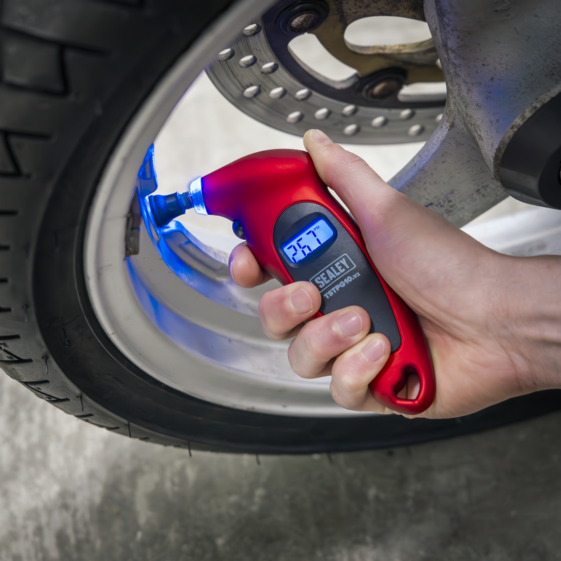 Sealey Digital Tyre Pressure Gauge TSTPG10 0-10.3bar