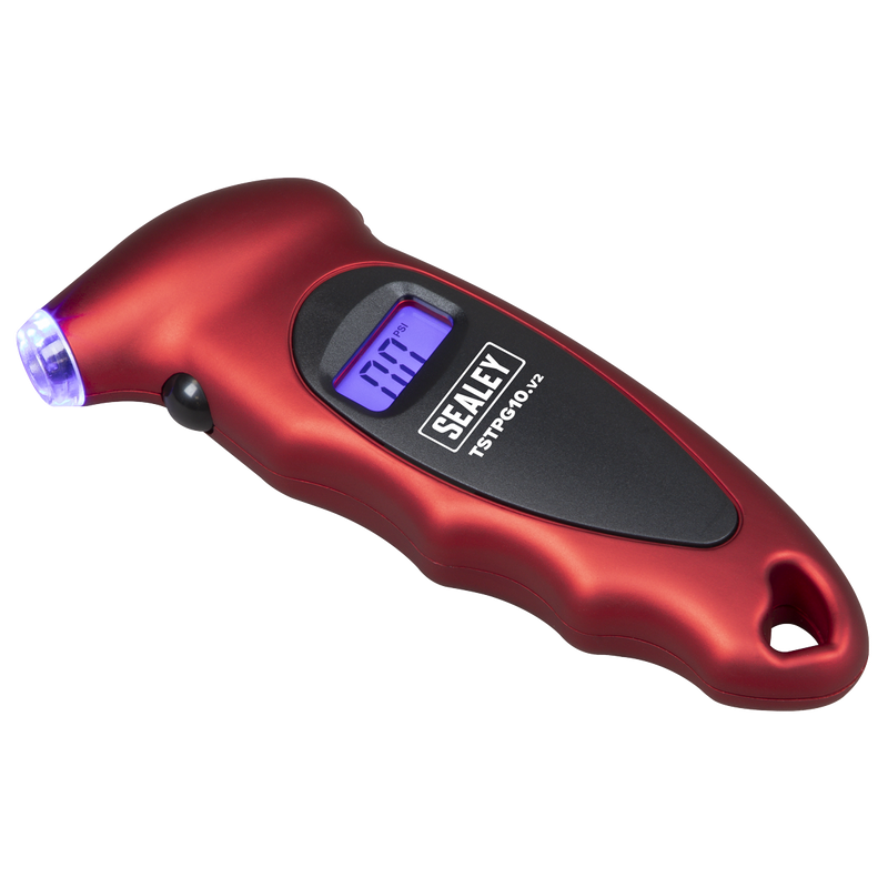 Sealey Digital Tyre Pressure Gauge TSTPG10 0-10.3bar