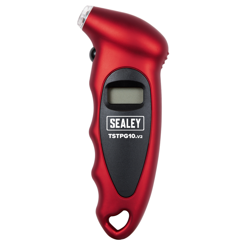 Sealey Digital Tyre Pressure Gauge TSTPG10 0-10.3bar