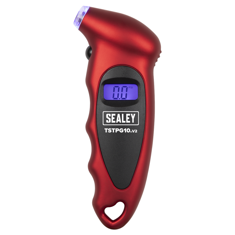 Sealey Digital Tyre Pressure Gauge TSTPG10 0-10.3bar