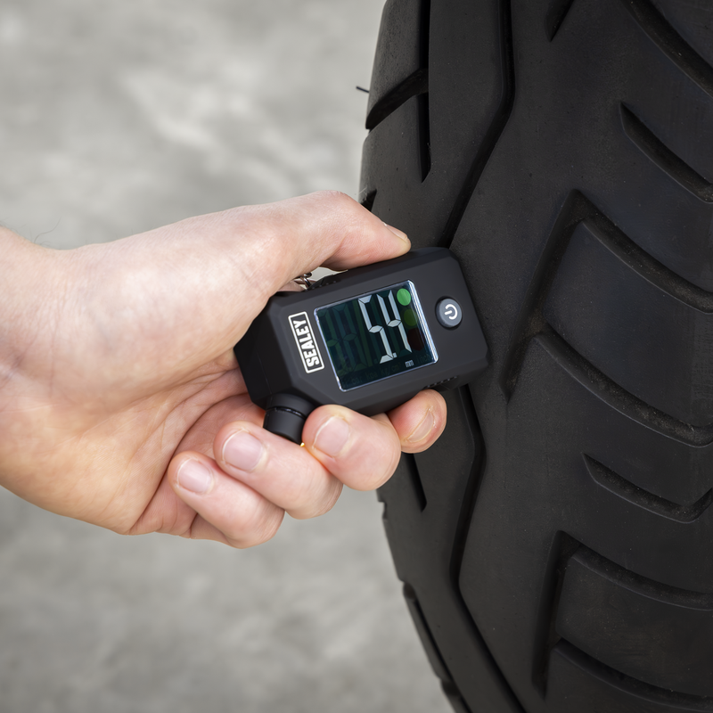 Sealey Digital Tyre Pressure & Tread Depth Gauge TSTPG12