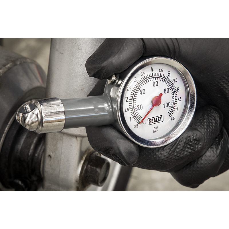 Sealey Dial Pressure Gauge 0-100psi Model TSTPG43