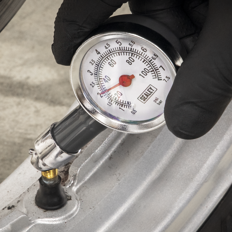 Sealey Dial Pressure Gauge 0-100psi Model TSTPG43