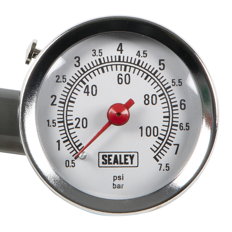 Sealey Dial Pressure Gauge 0-100psi Model TSTPG43