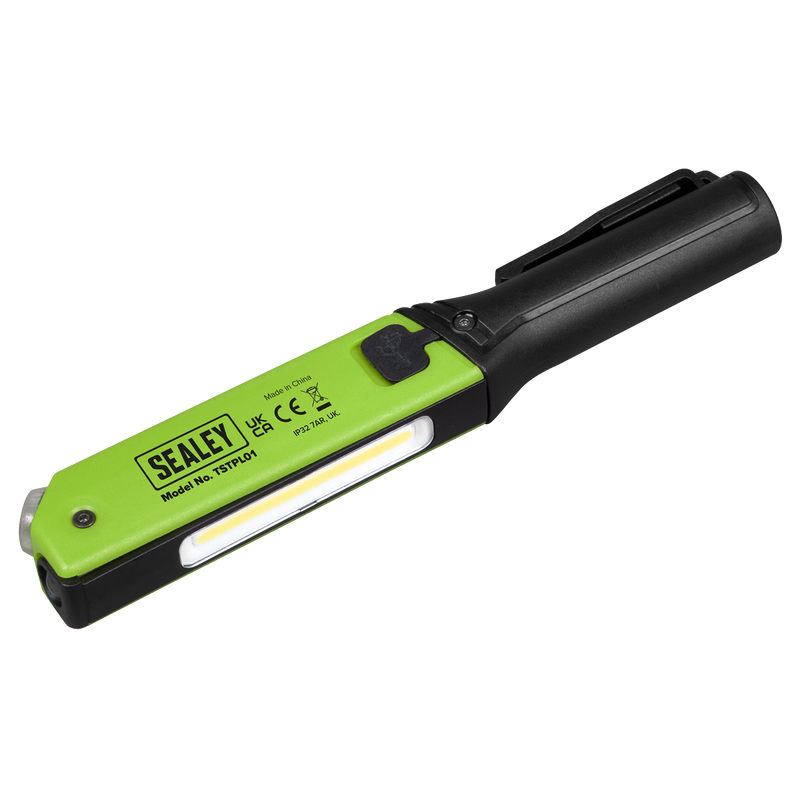 Sealey 2-in-1 Tyre Pressure Gauge & Pen Light TSTPL01