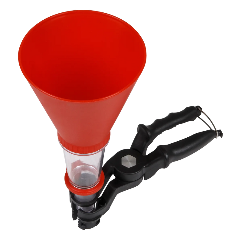Sealey Universal Oil Funnel 2 Piece 124mm Diameter