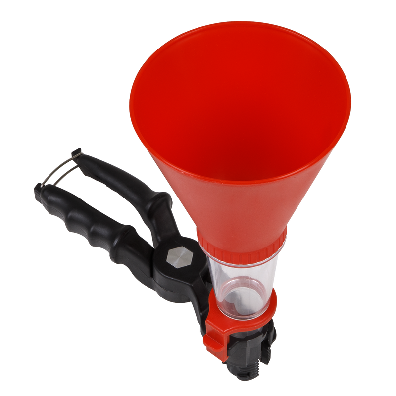 Sealey Universal Oil Funnel 2 Piece 124mm Diameter
