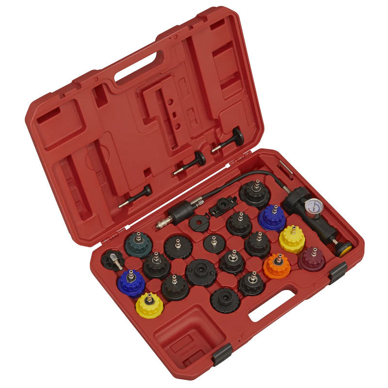 Sealey Cooling System Pressure Test Kit 25 Piece VS0011 4.01kg