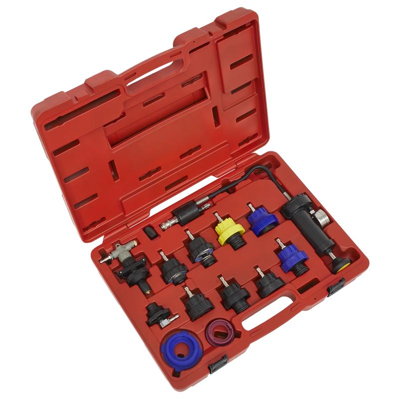 Sealey Cooling System Pressure Test Kit VS0014 13 Piece