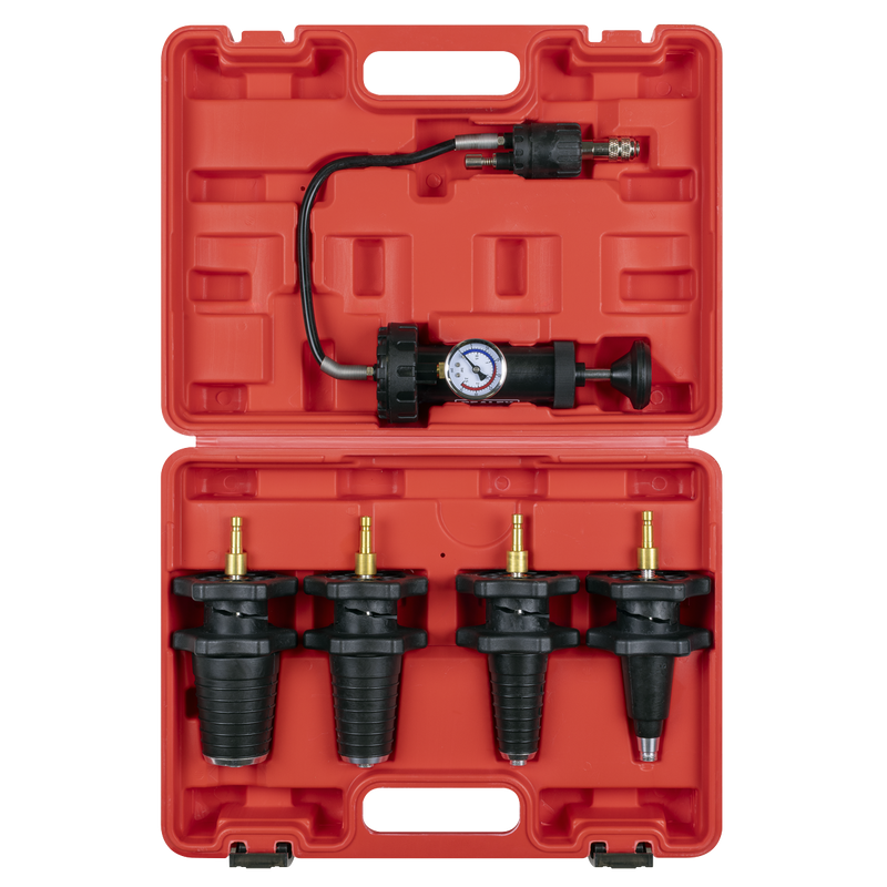 Sealey Cooling System Pressure Test Kit VS0033 5 Piece