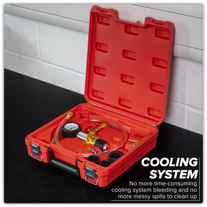 Sealey Cooling System Vacuum Purge & Refill Kit VS0042 900mm Hose