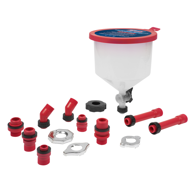 Sealey Non-Spill Coolant Filling Set 15 Piece VS0045