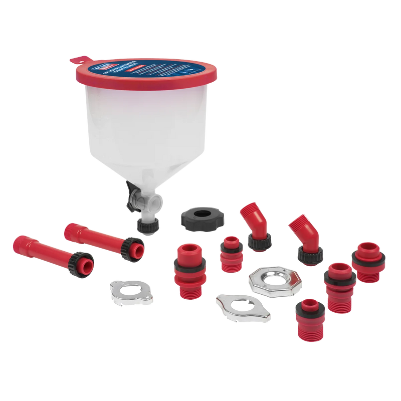 Sealey Non-Spill Coolant Filling Set 15 Piece VS0045