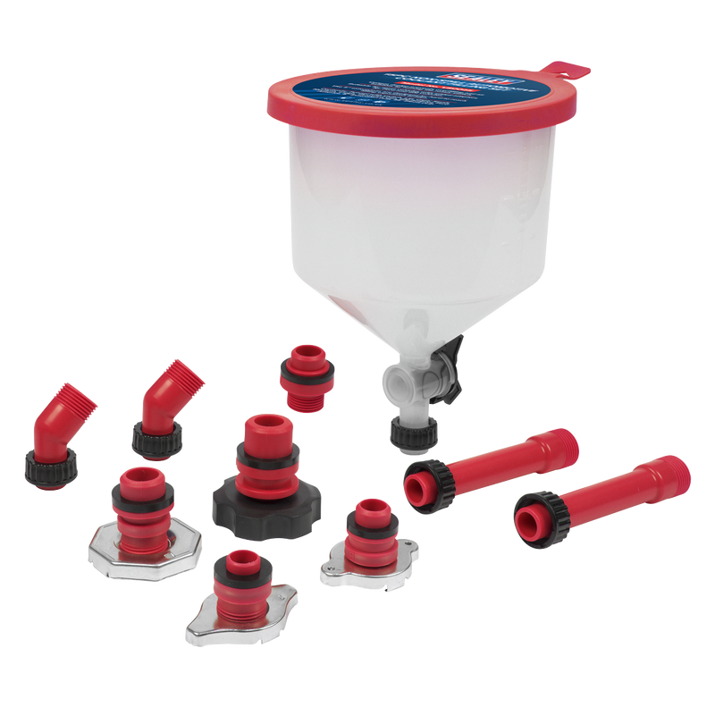 Sealey Non-Spill Coolant Filling Set 15 Piece VS0045