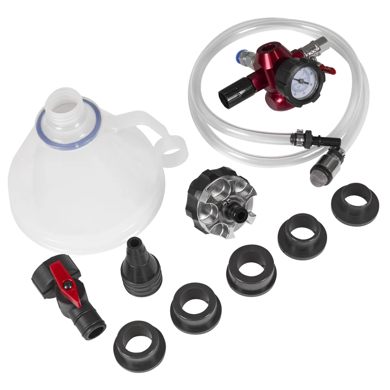 Sealey Cooling System Vacuum Purge & Refill Kit VS0046 1.25m Hose