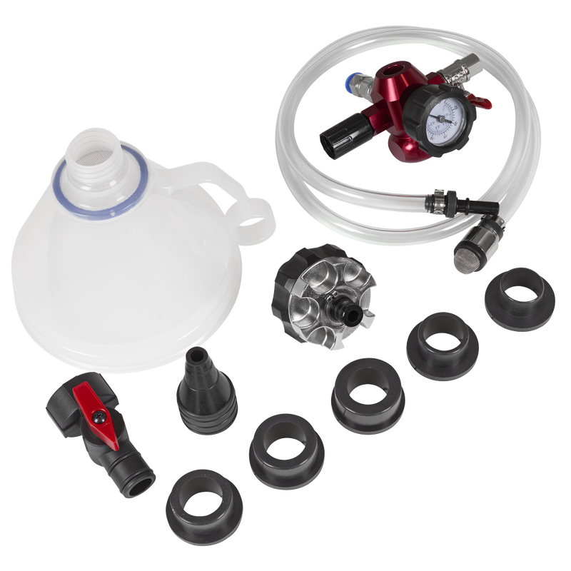 Sealey Cooling System Vacuum Purge & Refill Kit VS0046 1.25m Hose