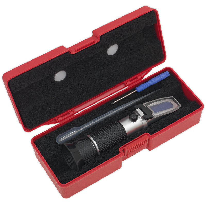 Sealey Refractometer VS005 for Antifreeze & Battery Fluid