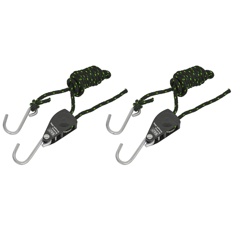 Sealey Ratchet Parts Hanger 2m with S-Shaped Hooks - Pack of 2