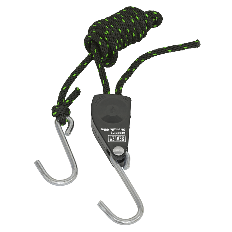 Sealey Ratchet Parts Hanger 2m with S-Shaped Hooks - Pack of 2