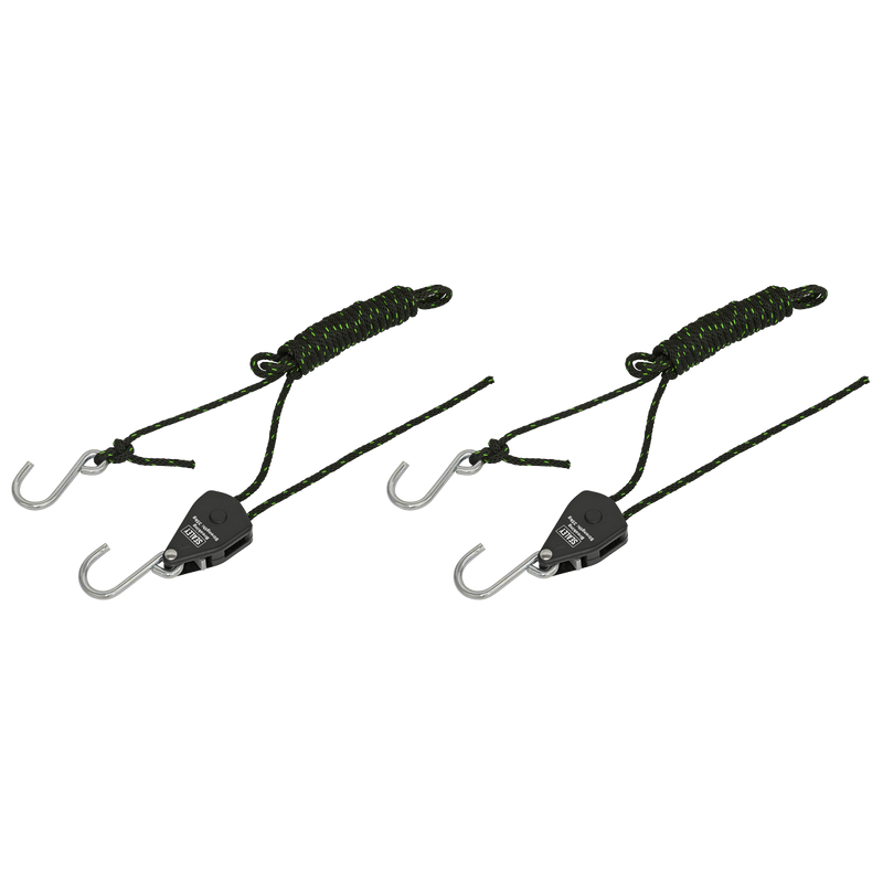 Sealey Ratchet Parts Hanger 2m with S-Shaped Hooks - Pack of 2