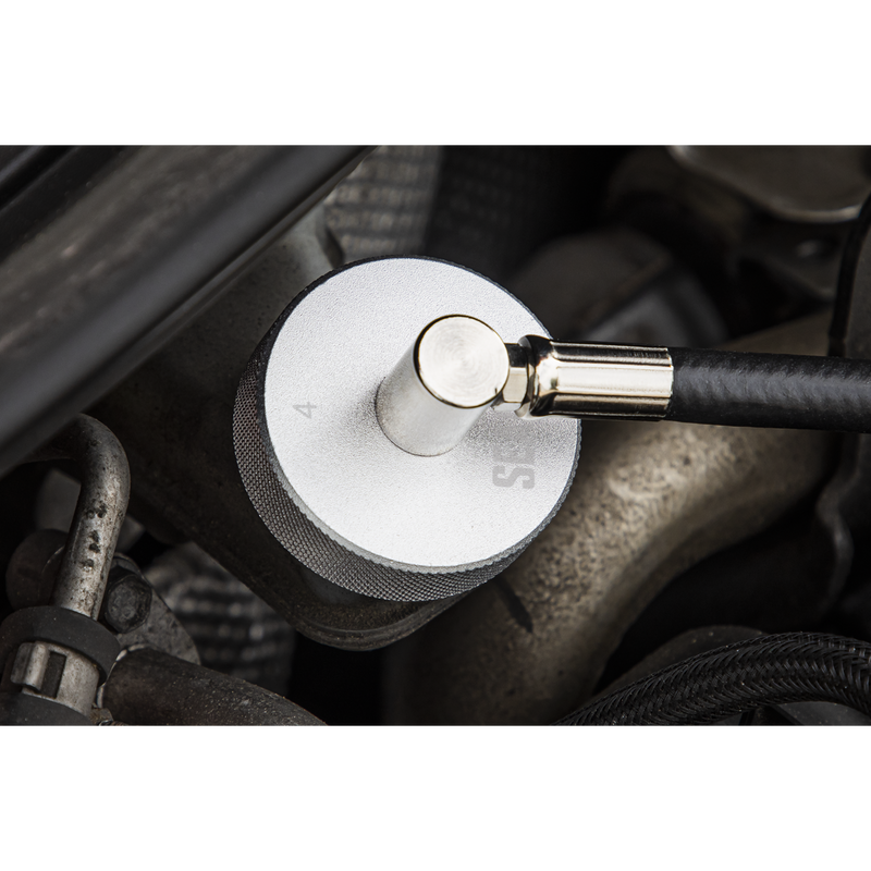Sealey Brake Pressure Bleeder Cap 45mm & Connector with Hose