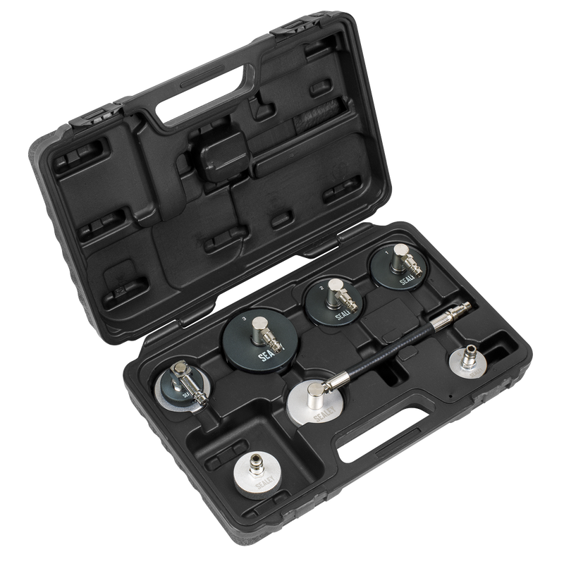 Sealey Brake & Clutch Pressure Bleeder Cap Set 7 Piece