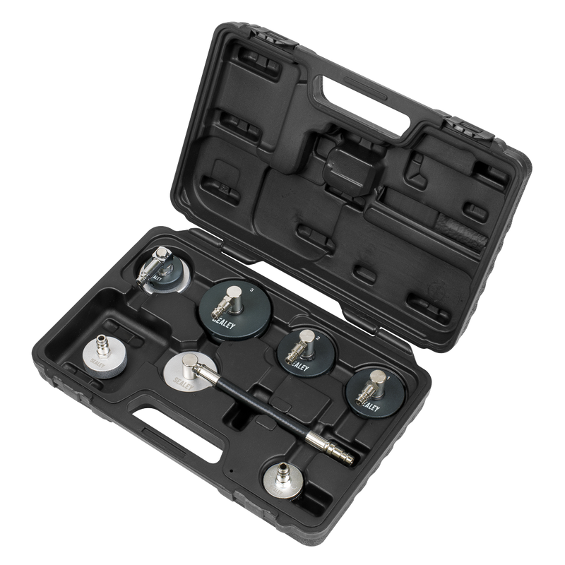 Sealey Brake & Clutch Pressure Bleeder Cap Set 7 Piece