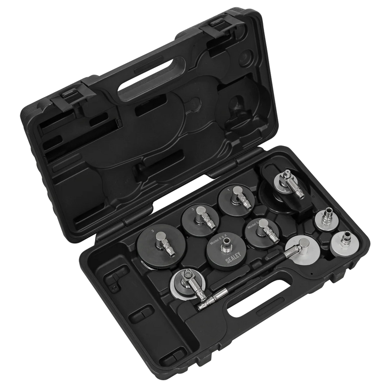 Sealey Brake & Clutch Pressure Bleeder Cap Set 10 Piece