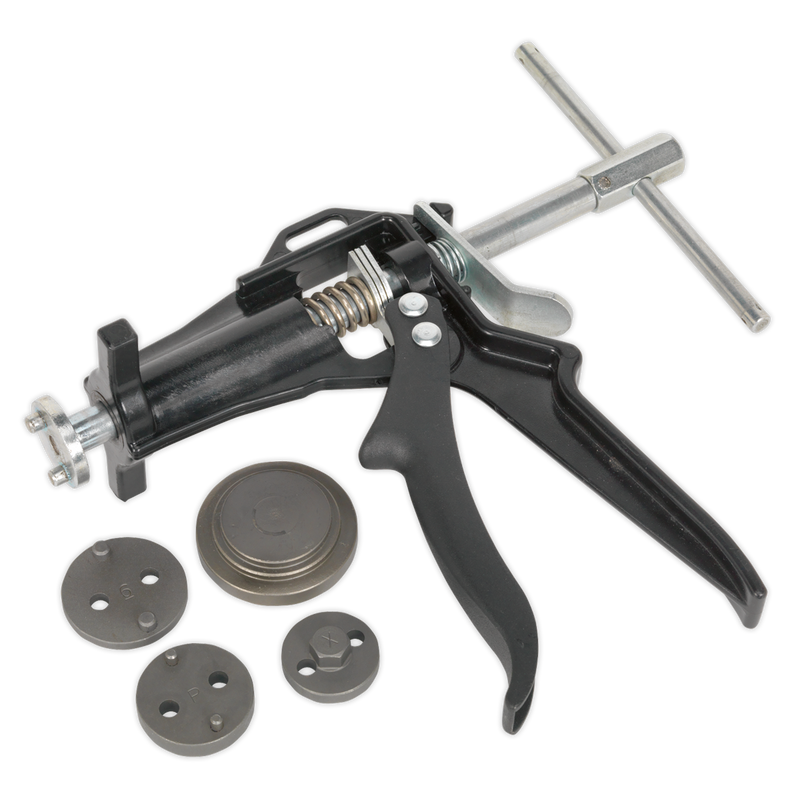 Sealey Brake Piston Wind-Back Tool Kit 5 Piece VS0211