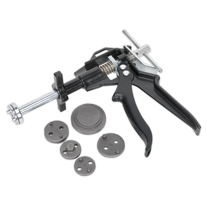 Sealey Brake Piston Wind-Back Tool Kit 5 Piece VS0211