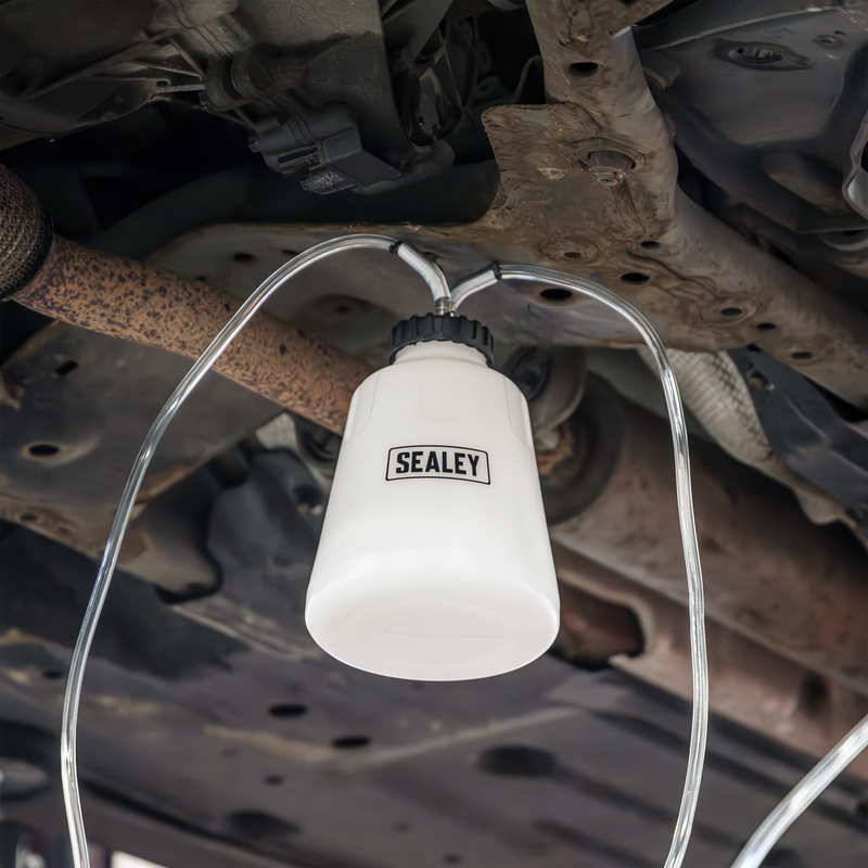 Sealey High Flow Twin Pipe Brake Bleed Bottle 2L