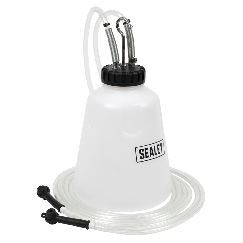 Sealey High Flow Twin Pipe Brake Bleed Bottle 2L