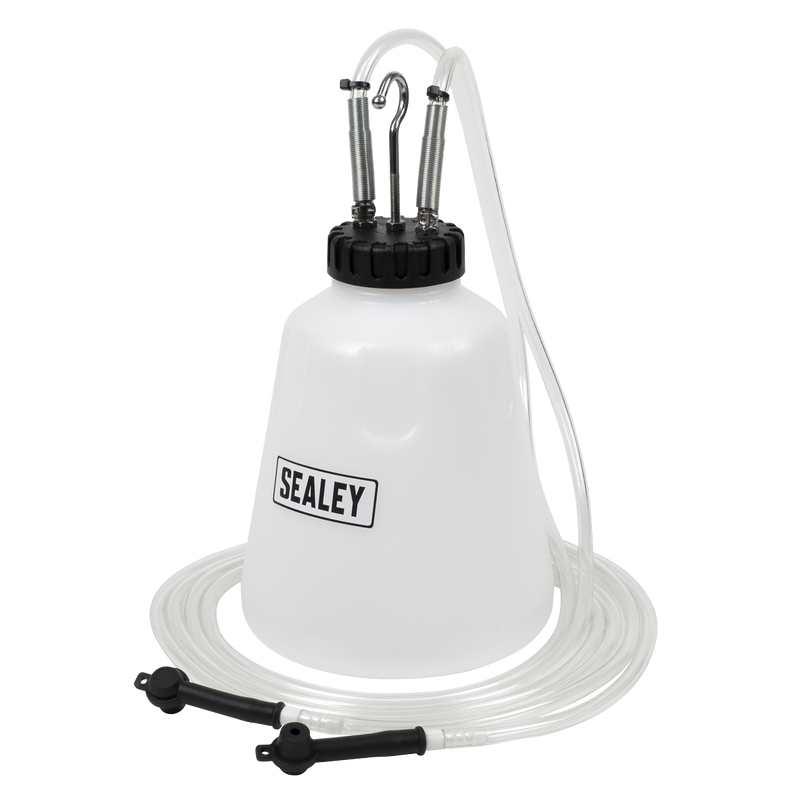 Sealey High Flow Twin Pipe Brake Bleed Bottle 2L