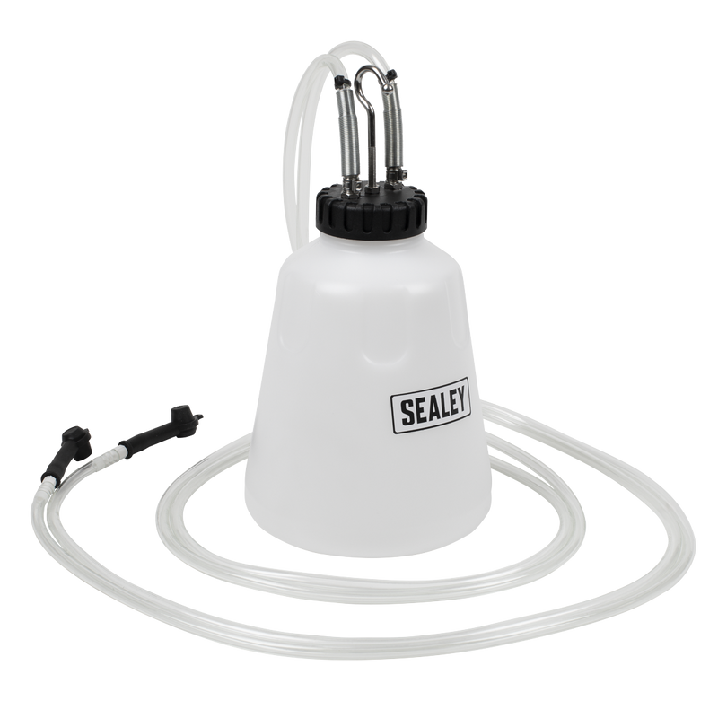 Sealey High Flow Twin Pipe Brake Bleed Bottle 2L
