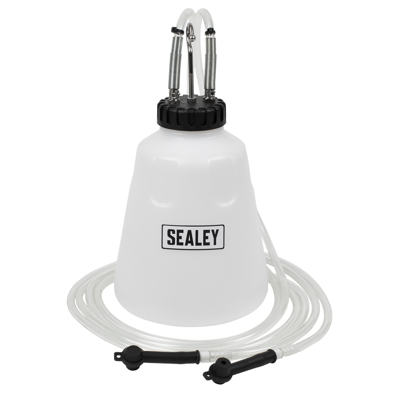 Sealey High Flow Twin Pipe Brake Bleed Bottle 2L