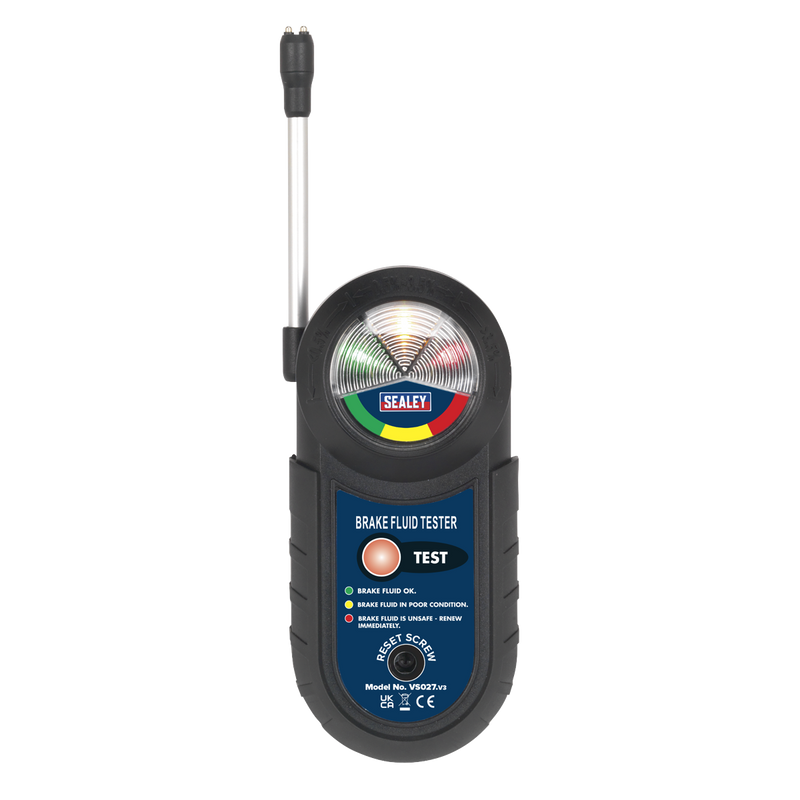 Sealey Brake Fluid Tester VS027 - 0.29kg for DOT 3, 4, 5.1