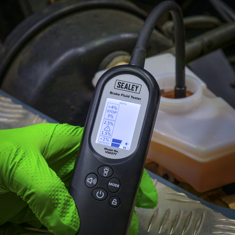 Sealey Brake Fluid Tester VS0277 Long Neck Design