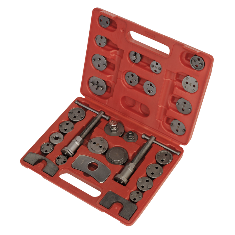 Sealey Brake Piston Wind-Back Tool Kit 30 Piece
