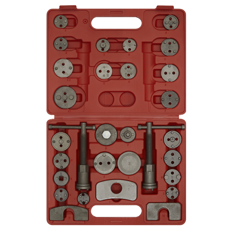 Sealey Brake Piston Wind-Back Tool Kit 30 Piece
