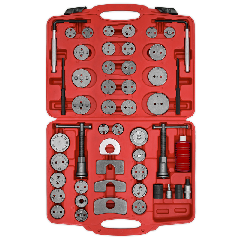 Sealey Brake Piston Wind-Back Tool Kit 50 Piece