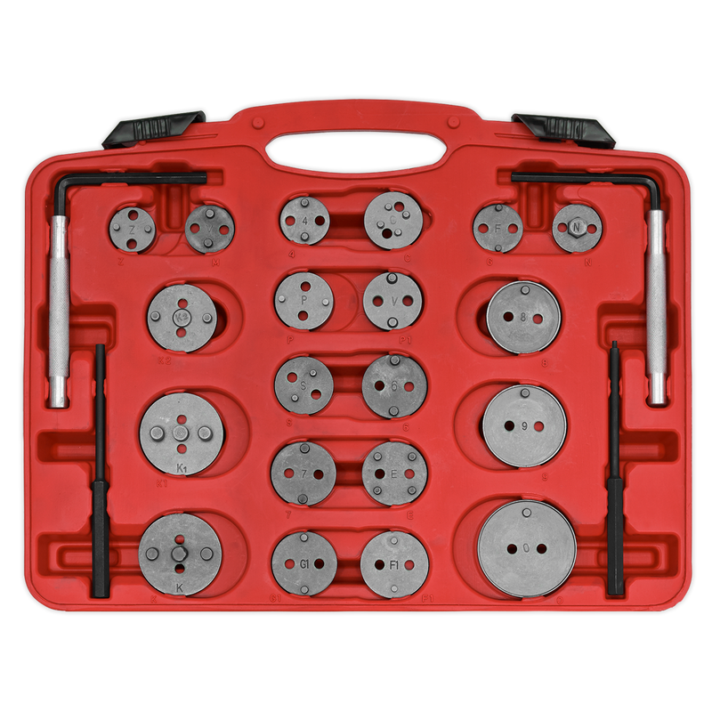 Sealey Brake Piston Wind-Back Tool Kit 50 Piece