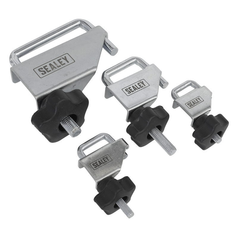 Sealey Brake & Fuel Hose Pinch Tool Set 4 Piece - Clamp Widths 16-67mm
